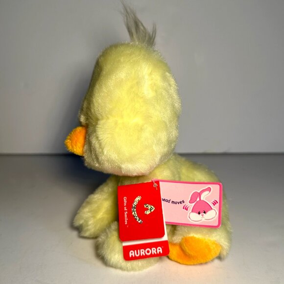 Aurora 6” Spring Bobble Yellow Chick Plush Toy - Picture 4 of 12